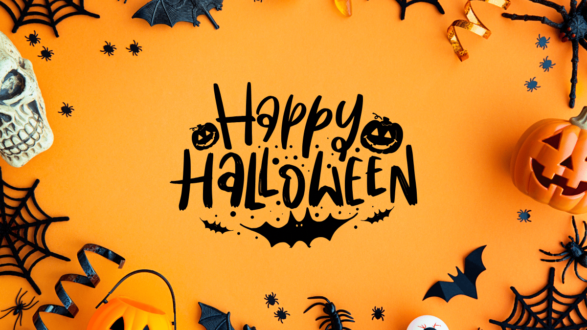 Black Orange Realistic Spooky Halloween Postcard (1200 x 675 px) (1)